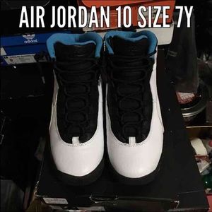 Clean Air Jordan 10 retro powder blue 10s sneakers w/box